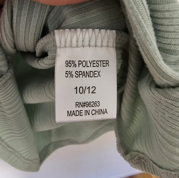 Pinc Girls Green & White Tank Tops Girls Size  10/12 NWT - Picture 5 of 9